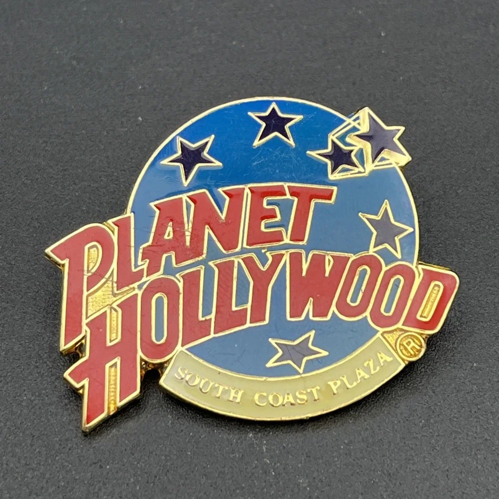 Planet Hollywood South Coast Plaza Logo Lapel Hat‎ Pin